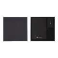 CHANGE ZERO Sustainable Gift Set with Refillable Notebook, Pen & Cardholder - Black