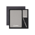 CHANGE ZERO Sustainable Gift Set with Refillable Notebook, Pen & Cardholder - Grey