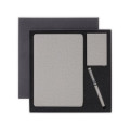 CHANGE ZERO Sustainable Gift Set with Refillable Notebook, Pen & Cardholder - Grey