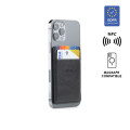 ROMA - Santhome® 2-in-1 Mag Cardholder and Inbuilt NFC Digital Business Card - Black