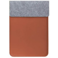 CAMDEN - Giftology 14" Felt Laptop Sleeve With 15W Magnetic Charger - Tan