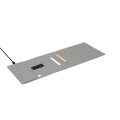 BLACE - CHANGE ZERO Recycled PU 15W Wireless Mousepad & Desk Organizer - Grey
