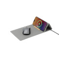 BLACE - CHANGE ZERO Recycled PU 15W Wireless Mousepad & Desk Organizer - Grey