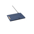 BLACE - CHANGE ZERO Recycled PU 15W Wireless Mousepad & Desk Organizer - Navy Blue