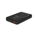 TARRENZ - Giftology 5000 mAh Magnetic Wireless Powerbank - Black