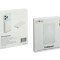 TARRENZ - Giftology 5000 mAh Magnetic Wireless Powerbank - White