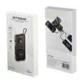 ROTTERDAM - @memorii® 10,000mAh Universal Wireless Powerbank with inbuilt cables - Black