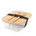 CORNETO - Hans Larsen Glass Lunch Box with Bamboo Cutlery