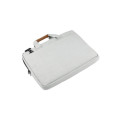 SLOTEN - Santhome® 15" Laptop Bag - Grey/Tan