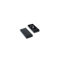 LEEVI - Santhome® PU Keychain with Santhome Tag pocket - Black