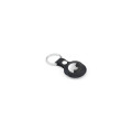 LEEVI - Santhome® PU Keychain with Santhome Tag pocket - Black