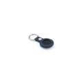 LEEVI - Santhome® PU Keychain with Santhome Tag pocket - Navy Blue