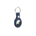 LEEVI - Santhome® PU Keychain with Santhome Tag pocket - Navy Blue