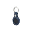 LEEVI - Santhome® PU Keychain with Santhome Tag pocket - Navy Blue