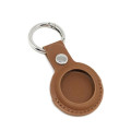 LEEVI - Santhome® PU Keychain with Santhome Tag pocket - Tan