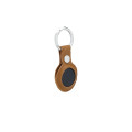 LEEVI - Santhome® PU Keychain with Santhome Tag pocket - Tan