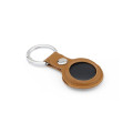 LEEVI - Santhome® PU Keychain with Santhome Tag pocket - Tan