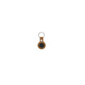 LEEVI - Santhome® PU Keychain with Santhome Tag pocket - Tan