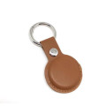 LEEVI - Santhome® PU Keychain with Santhome Tag pocket - Tan