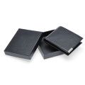 NIORT - Men's Billfold PU wallet with flip pocket - Black / Grey