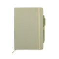 ABULA - eco-neutral® A5 Hard Cover Notebook & Pen Set - Kiwi Paper