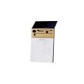 ACERRA - A4 Weekly Desk Planner with Pen, Ruler and U-clips