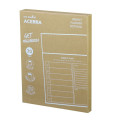 ACERRA - A4 Weekly Desk Planner with Pen, Ruler and U-clips