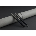 KIRAZ - Santhome® Gift Set of 2 Luxury Pens - Black / Chrome