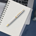 Coventry Polished Chrome with Gold Tone Appointments Ballpoint Pen