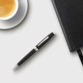 Coventry Black Lacquer with Polished Chrome Appointments Ballpoint Pen