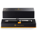 Coventry Black Lacquer with Polished Chrome Appointments Ballpoint Pen