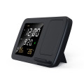 RISE - Giftology Digital Alarm Clock & Wireless Charger - Black