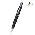 Cross Calais™ Matte Black with Polished Chrome Appointments Ballpoint Pen (Blue Ink)