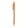 ITEA COLOUR Push button ball pen in bamboo