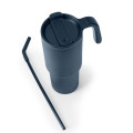 FORZA 360 - Hans Larsen Recycled Stainless Steel/PP Tumbler with 360 Branding - Navy Blue