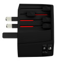 SKROSS World Travel Adapter MUV USB (AC) - USB & Type C ports - Black