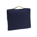 SALCEA - Santhome® 15" Laptop Sleeve - Navy Blue/Tan