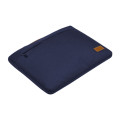 SALCEA - Santhome® 15" Laptop Sleeve - Navy Blue/Tan