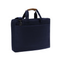 SLOTEN - Santhome® 15" Laptop Bag - Navy Blue/Tan