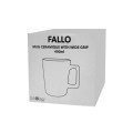 FALLO - Giftology Ceramic Cup with Wide Grip 400 ml - Black