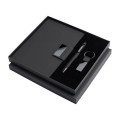 REGENT - Giftology Set of Notebook, Keychain and Pen - Black