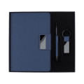 REGENT - Giftology Set of Notebook, Keychain and Pen - Blue