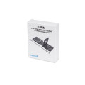 TURIN - @memorii Foldable 2-in-1 Wireless Charger and Multicable Set - Black