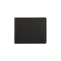 CROSS Saffiano Leather 4CC Bifold Wallet with Coin Pocket - Black