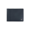 CROSS Pebble Leather 8CC Classic Fold Wallet - Navy Blue