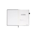 FAROE - Santhome A5 PU Hard Cover Notebook with Pen Loop - Black