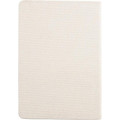 ADANA - Santhome Recycled Canvas A5 Hard Cover Notebook with PU Pocket - Beige