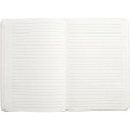 ADANA - Santhome Recycled Canvas A5 Hard Cover Notebook with PU Pocket - Beige