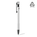 PILA - Recycled Aluminium Ballpoint Pen - White