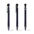 PILA - Recycled Aluminium Ballpoint Pen - Navy Blue